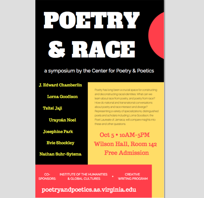 "Poetry and Race" Symposium 